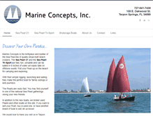 Tablet Screenshot of marine-concepts.com